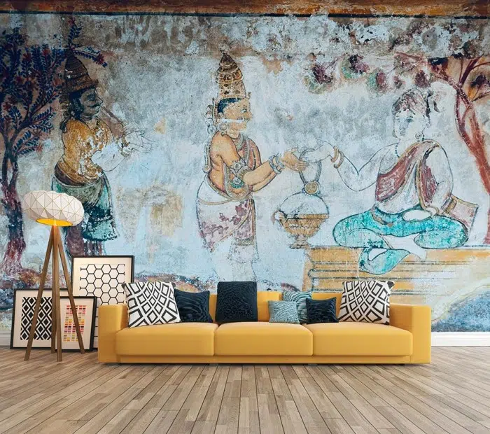 Papier peint essences asiatiques – Thanjai panoramique Lou Garu