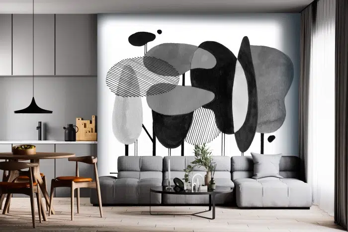 Papier peint – Minimalist Tree – disponible sur mesure panoramique Lou Garu