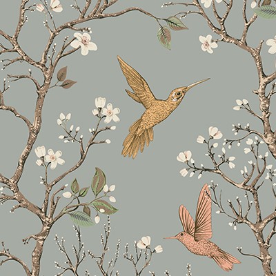 Papier peint Animaux – Colibris panoramique Lou Garu
