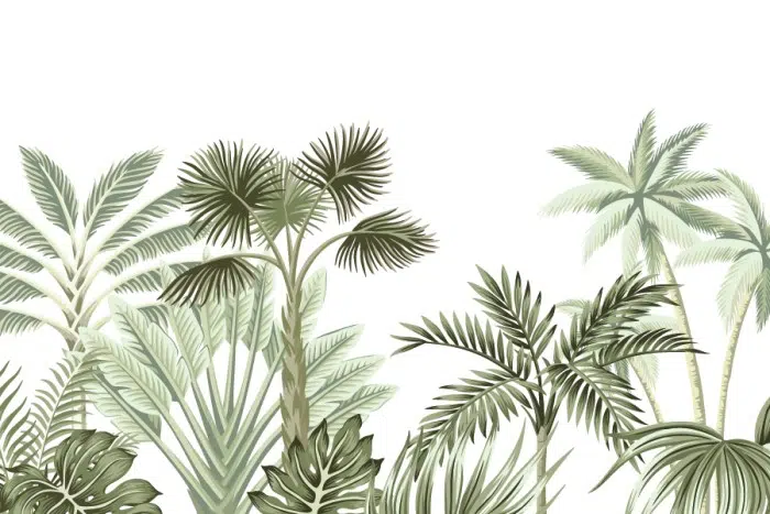 Papier peint Plantes – Exotic Jungle panoramique Lou Garu