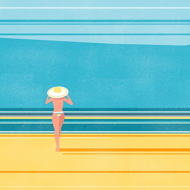 Papier peint Paysages lointains – Summer panoramique Lou Garu