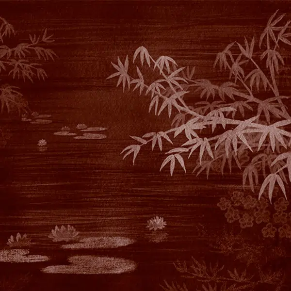 Papier peint Nature – Fleuve Amour terracotta panoramique Lou Garu