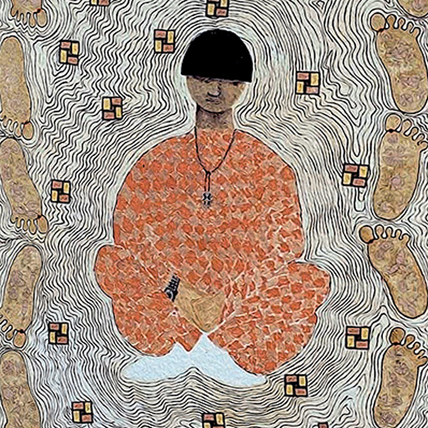 Papier peint Art & Design – Guru panoramique Lou Garu