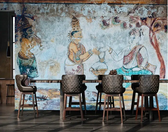Papier peint essences asiatiques – Thanjai panoramique Lou Garu
