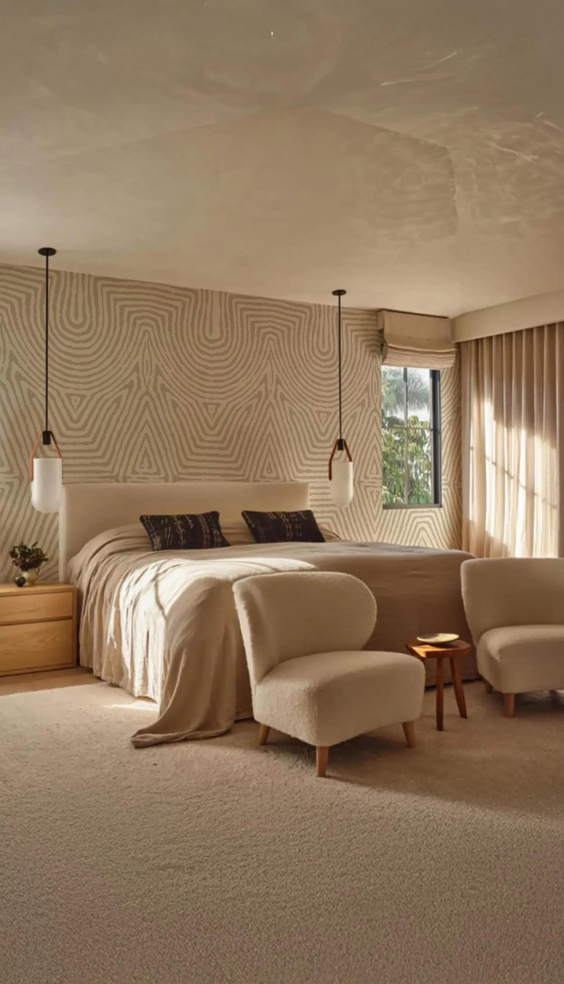 Papier peint – Kanchi – 2 tailles standards – 2 couleurs – disponible sur mesure panoramique Lou Garu Papier peint - Kanchi - 2 tailles standards - 2 couleurs - disponible sur mesure – Image 6