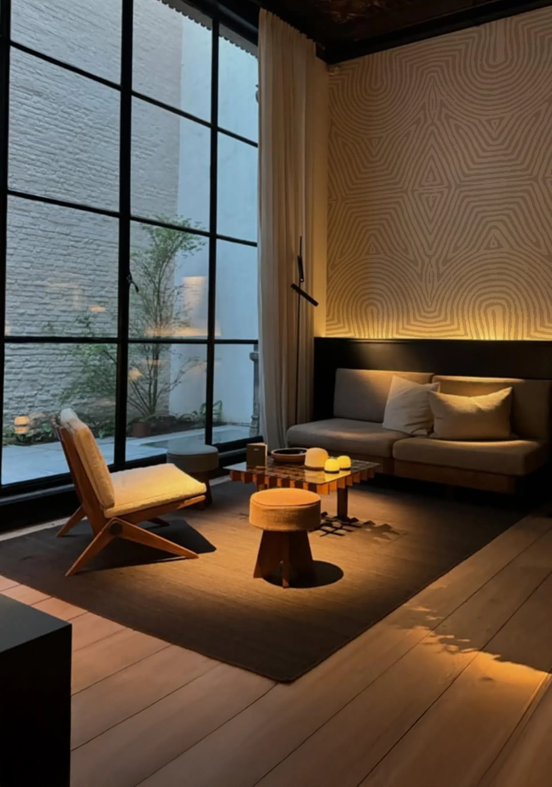 Papier peint – Kanchi – 2 tailles standards – 2 couleurs – disponible sur mesure panoramique Lou Garu Papier peint - Kanchi - 2 tailles standards - 2 couleurs - disponible sur mesure – Image 7