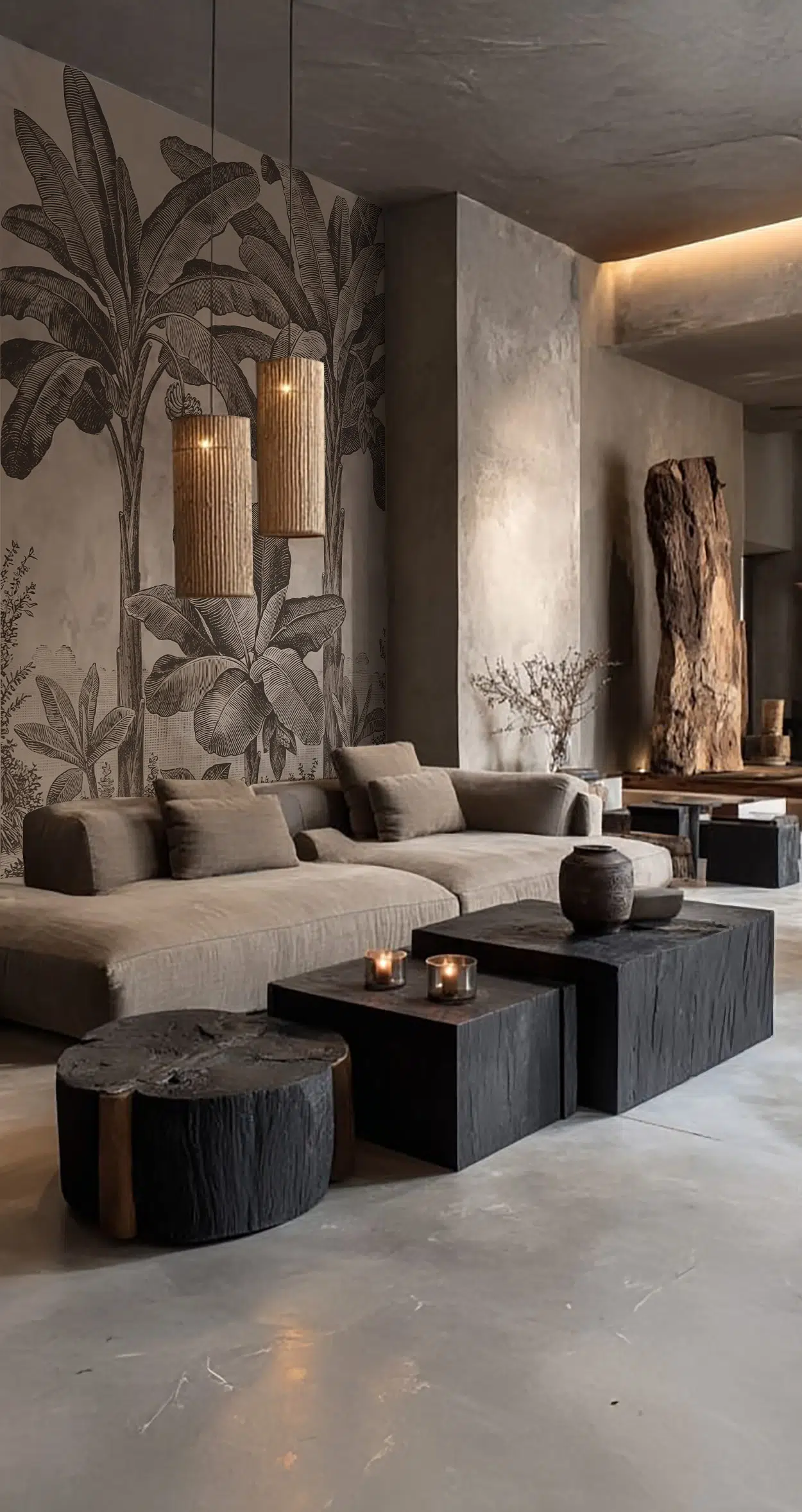 Papier peint – Meryl – 2 tailles standards – 3 couleurs – disponible sur mesure panoramique Lou Garu Papier peint - Meryl - 2 tailles standards - 3 couleurs - disponible sur mesure – Image 4