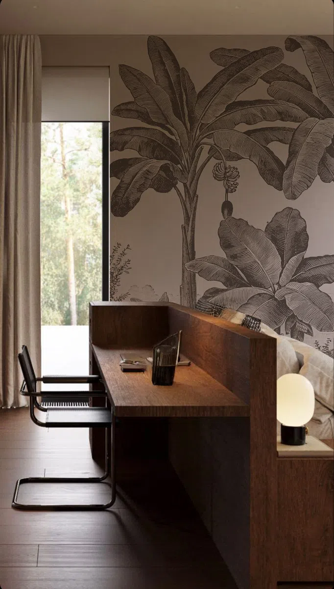 Papier peint – Meryl – 2 tailles standards – 3 couleurs – disponible sur mesure panoramique Lou Garu Papier peint - Meryl - 2 tailles standards - 3 couleurs - disponible sur mesure