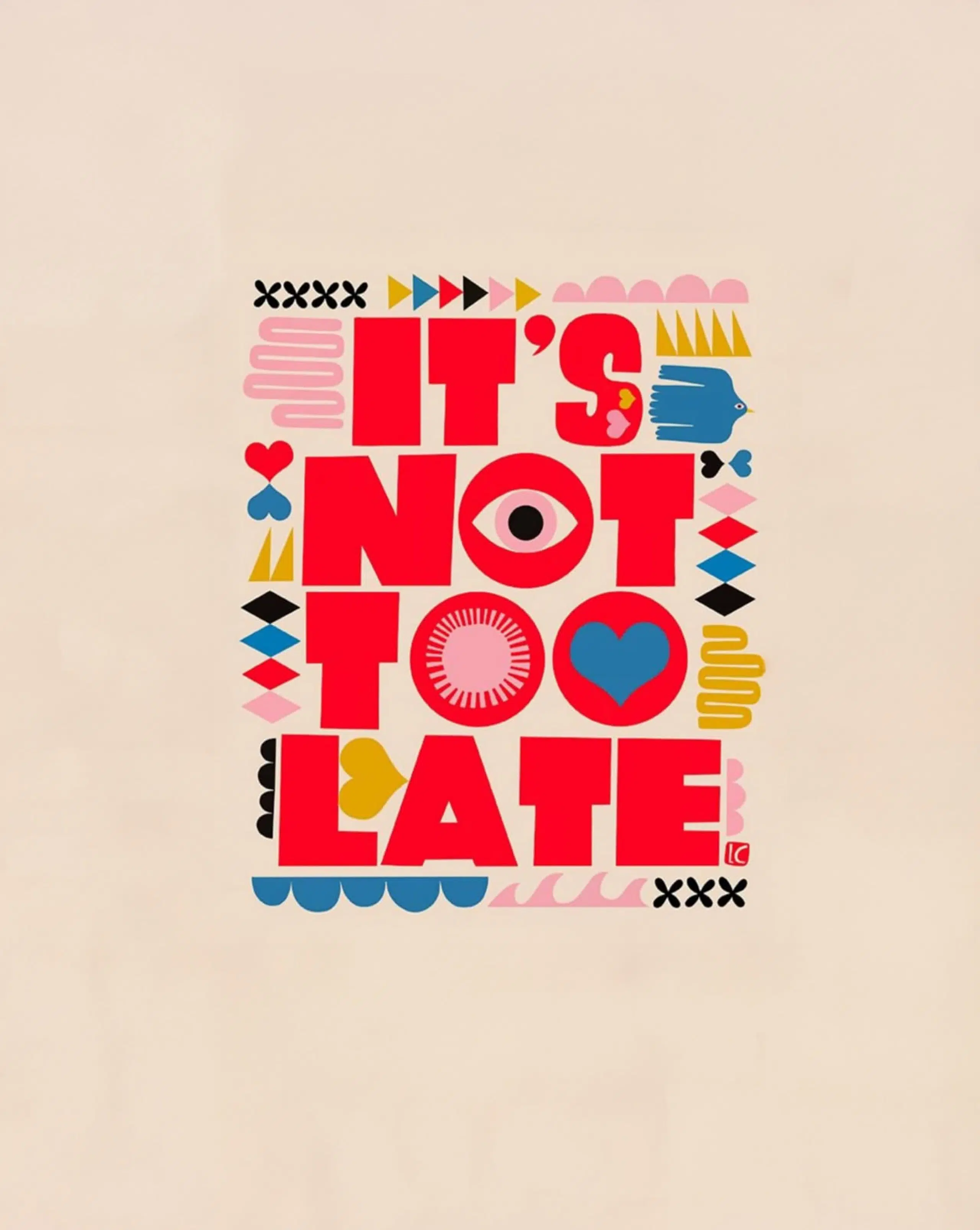 Papier peint – It’s Not Too Late ! – 2 tailles standards – disponible sur mesure panoramique Lou Garu Papier peint - It's Not Too Late ! - 2 tailles standards - disponible sur mesure – Image 2